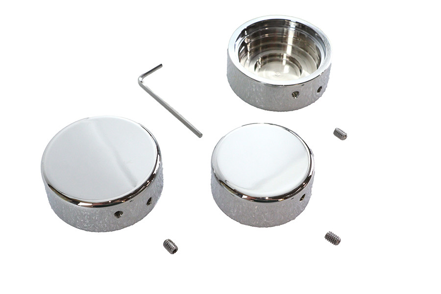 V-Twin #16-0214 - 39mm Fork Stem Nut Cover Chrome