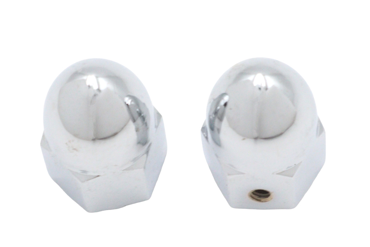 V-Twin - Acorn Valve Stem Cover Set Chrome