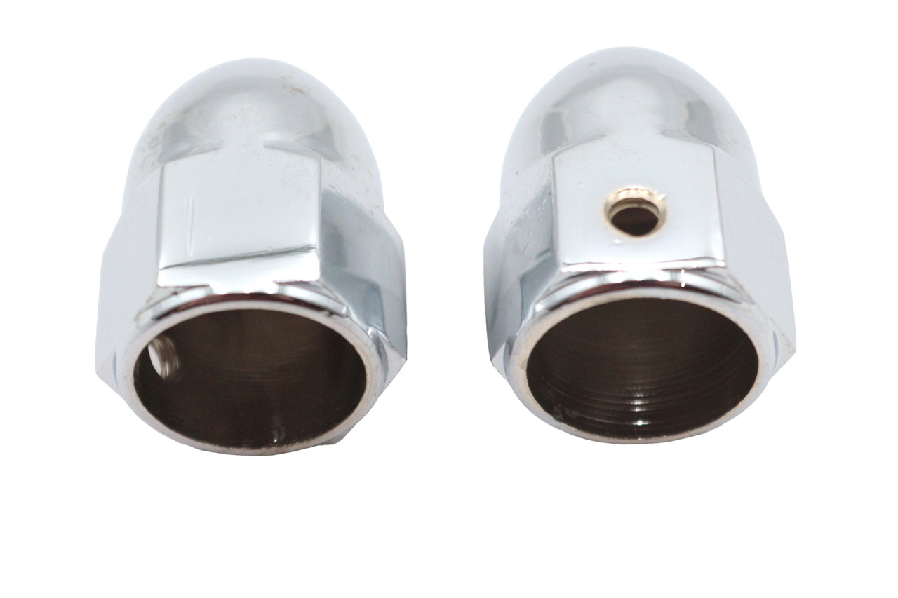 V-Twin - Acorn Valve Stem Cover Set Chrome