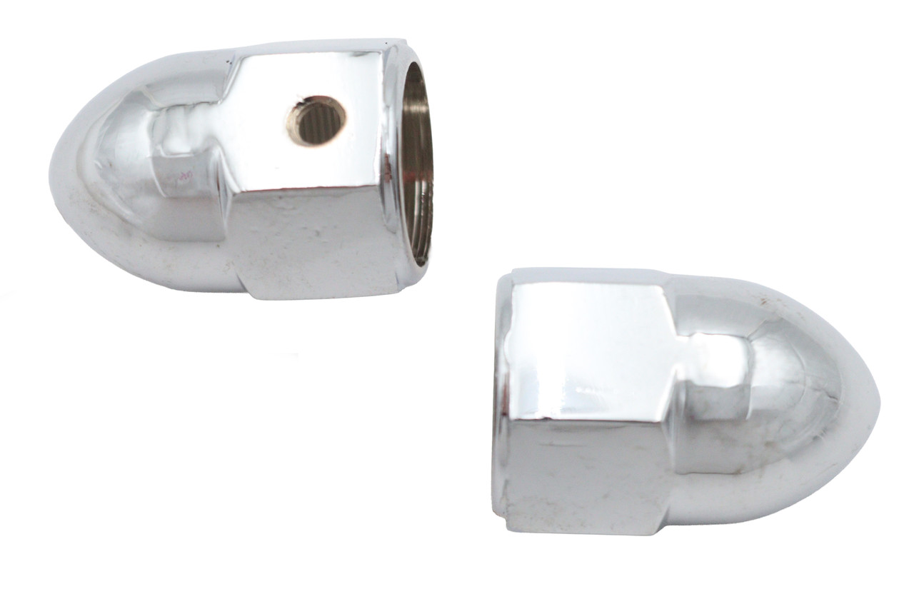 V-Twin - Acorn Valve Stem Cover Set Chrome