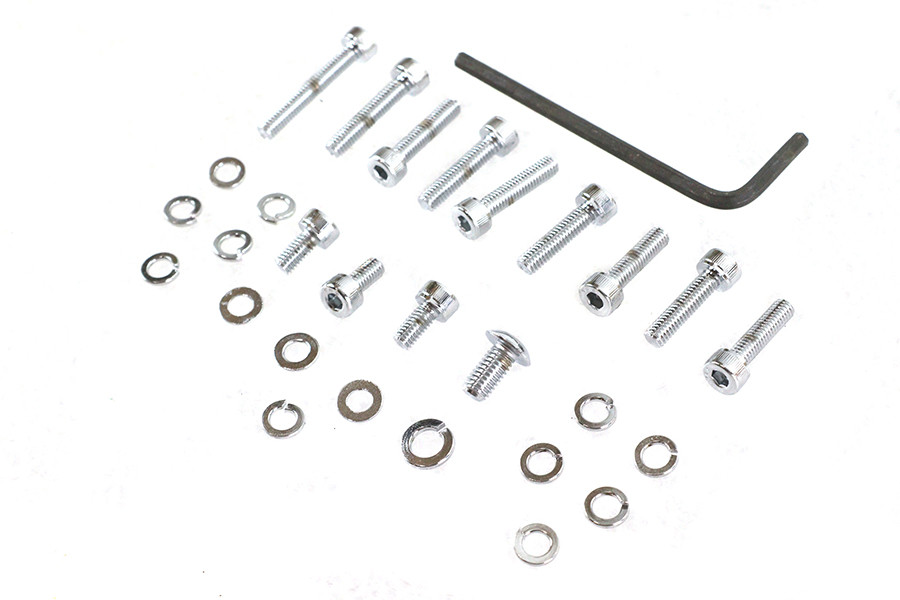 Gardner-Westcott #C-61-36 - Keihin Carburetor CV Screw Kit Chrome