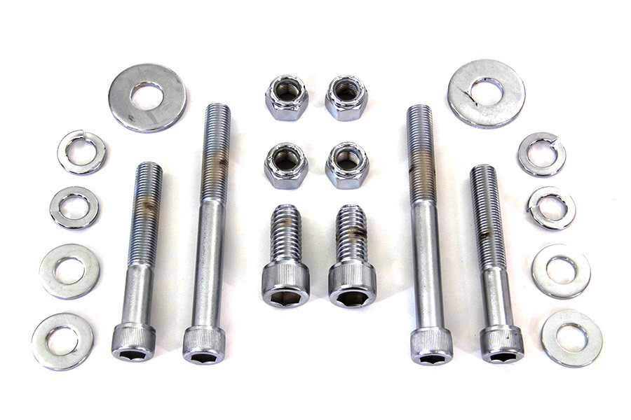 Gardner-Westcott #C-80-57 - Chrome Engine Case Allen Bolt Kit