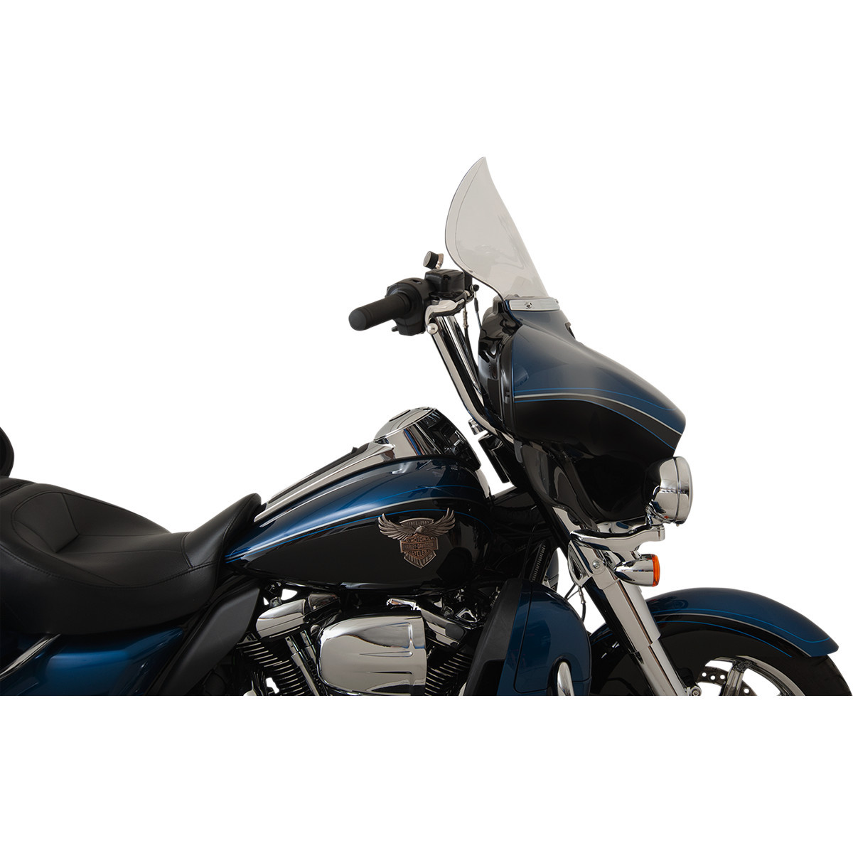 Klock Werks #KWW-01-0206-2014 - Flare® Windshield - 11-1/2" - Clear - '14-'25 FLH