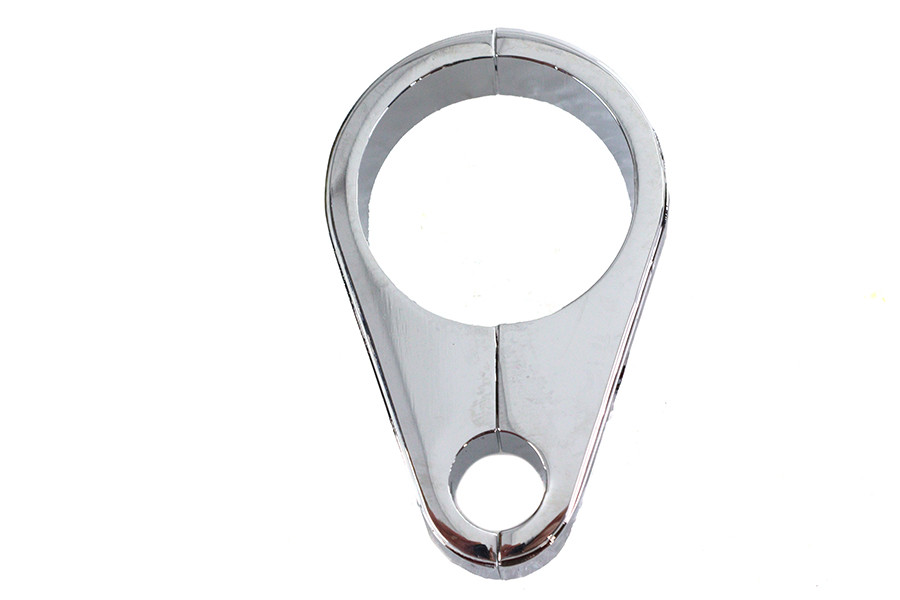 V-Twin #11-0055 - Chrome Clutch Cable Clamp 1-1/4 inch