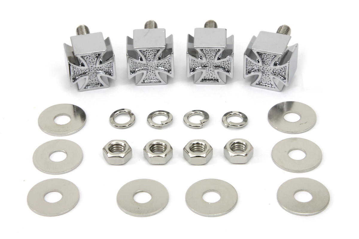 V-Twin #O91-6817C(4) - Krommet Maltese Type Chrome
