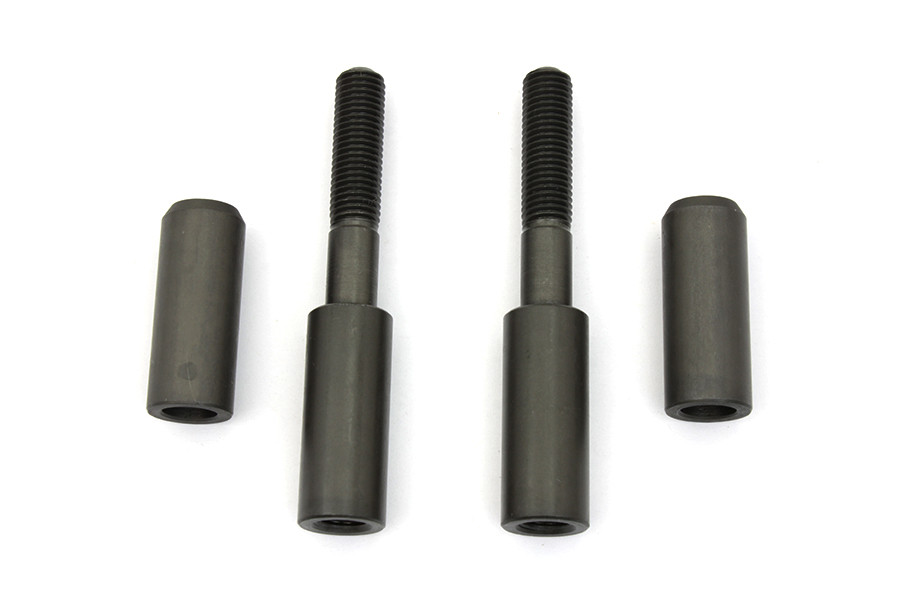 V-Twin #07836A - Black Phosphate Mirror Relocation Kit