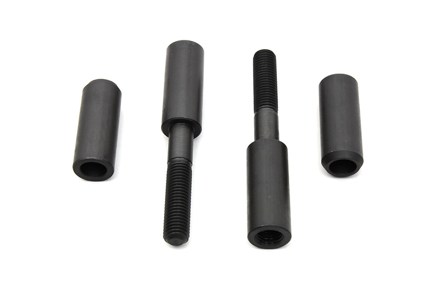 V-Twin #07836A - Black Phosphate Mirror Relocation Kit