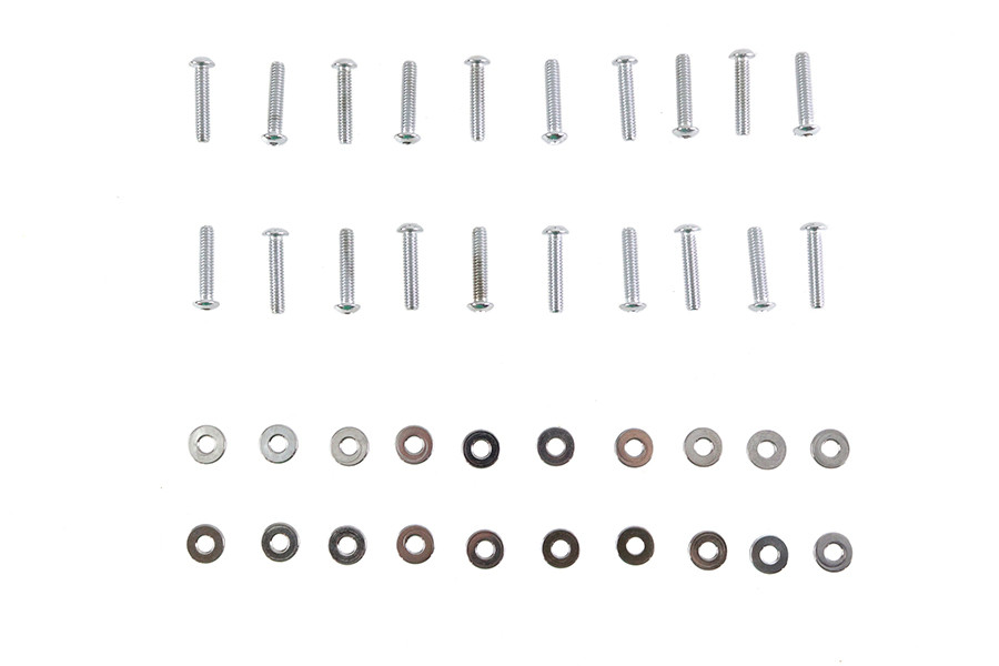 Colony - M8 Rocker Box Cover Allen Screw Kit Chrome