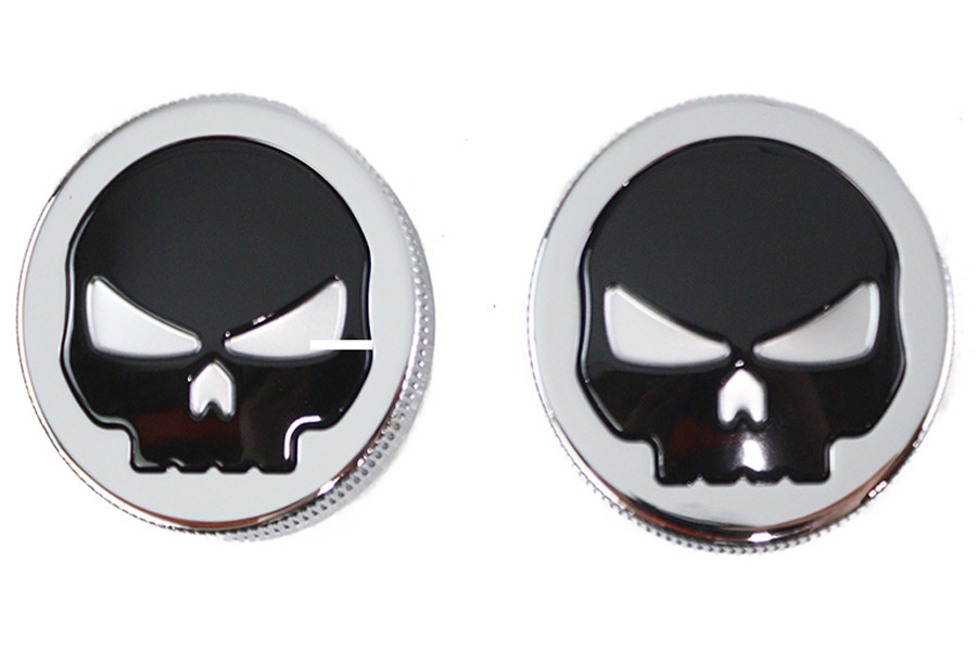 Wyatt Gatling #78574 - Skull Style Vented and Non-Vented Gas Cap Set