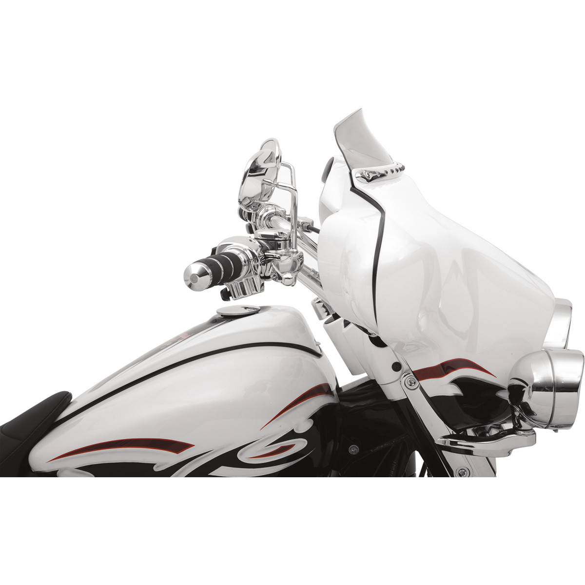 Klock Werks #KWW-01-0202 - Flare® Windshield - 3-1/2" - Tinted - '96-'13 FLH