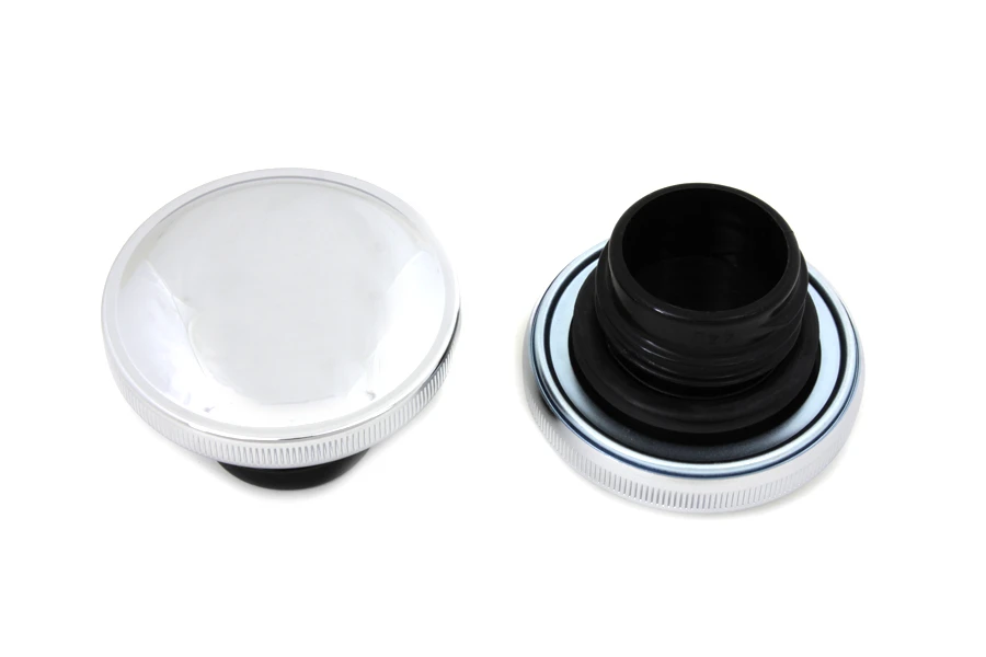 Wyatt Gatling #011548 - Ratcheting Style Gas Cap Set Vented and Non-Vented Chrome