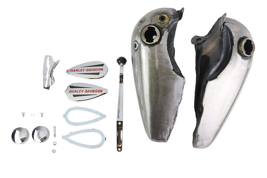 V-Twin - Knucklehead Fat Bob Gas Tank Kit 3.5 Gallon
