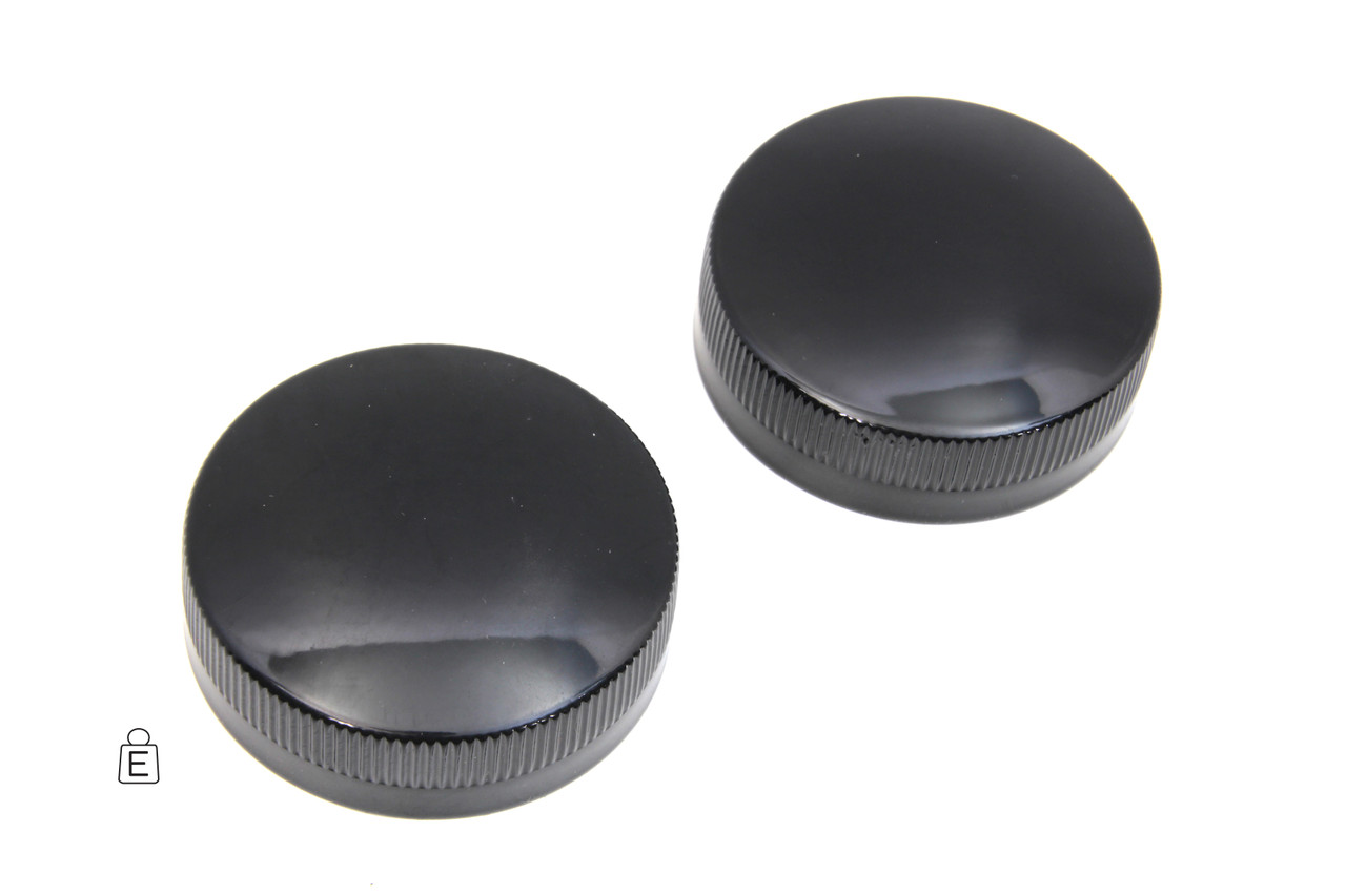 Wyatt Gatling #72940B - Replica Eaton Style Gas Cap Set Vented Black