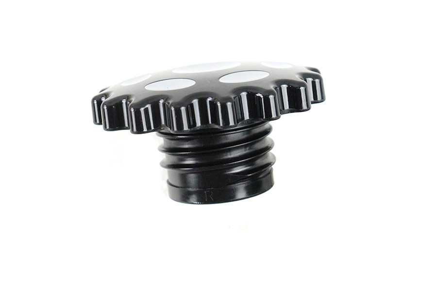 Wyatt Gatling #78084B - Sprocket Gas Cap Vented Black