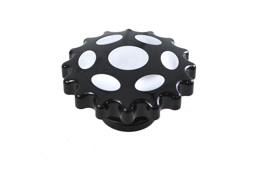 Wyatt Gatling #78085B - Sprocket Gas Cap Vented Black