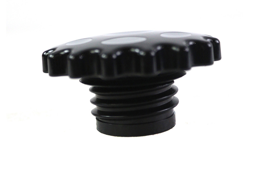 Wyatt Gatling #78085B - Sprocket Gas Cap Vented Black