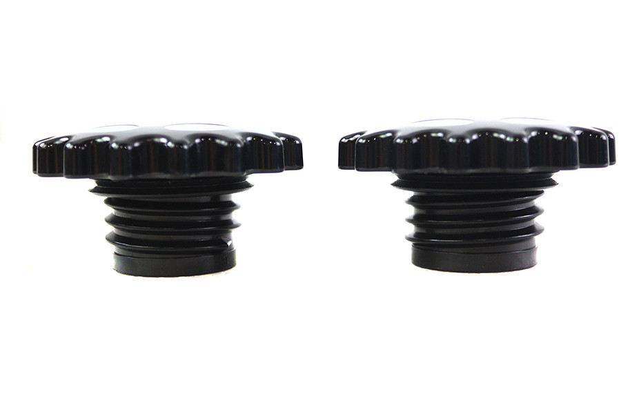 Wyatt Gatling #78093B - Sprocket Gas Cap Vented and Non-Vented Black