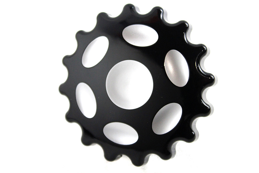 Wyatt Gatling #78086B - Sprocket Gas Cap Non-Vented Black