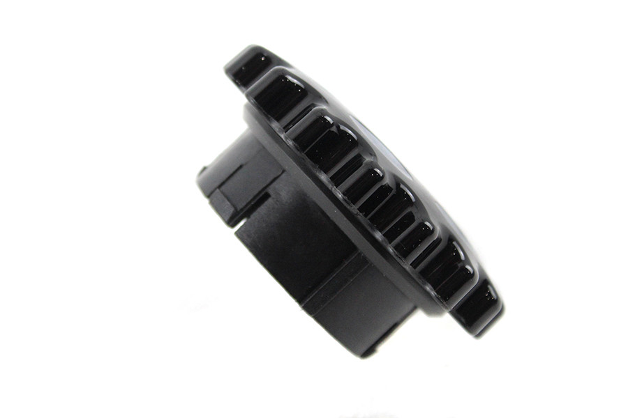 Wyatt Gatling #78086B - Sprocket Gas Cap Non-Vented Black