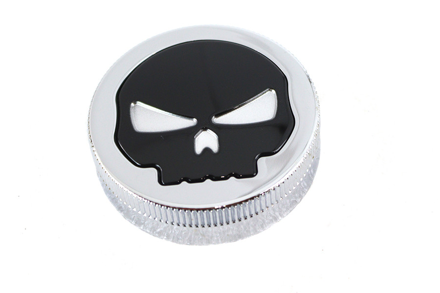 Wyatt Gatling #78574R - Chrome Skull Style Vented Gas Cap