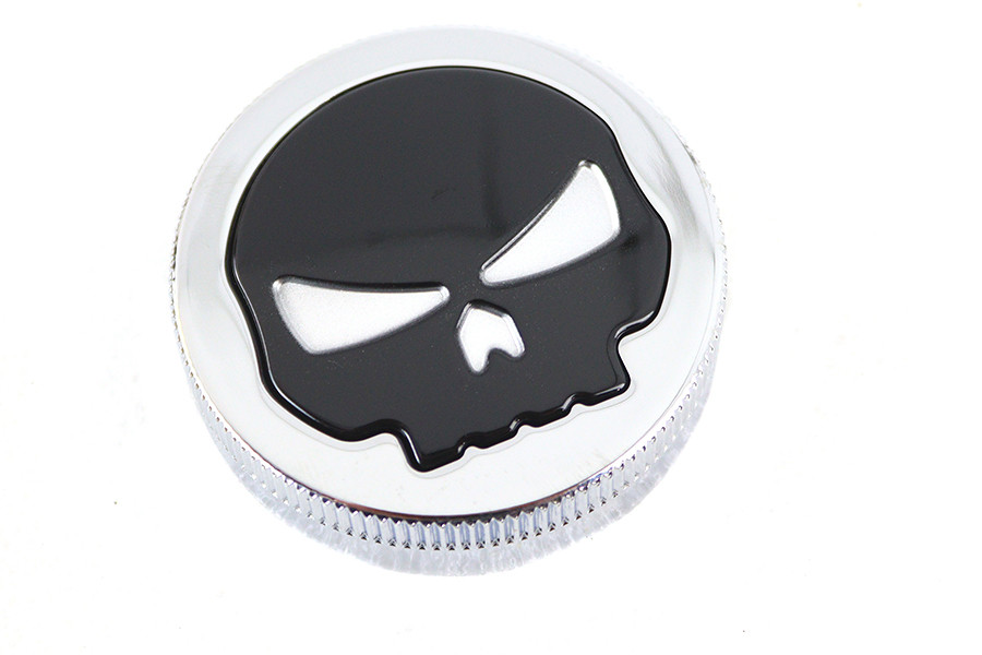 Wyatt Gatling #78574R - Chrome Skull Style Vented Gas Cap