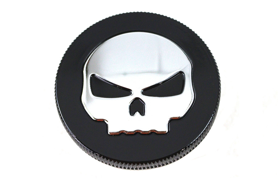 Wyatt Gatling #78575RB - Black Skull Style Vented Gas Cap