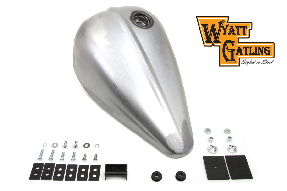 Wyatt Gatling #63123 - Wyatt Gatling Bobbed 2.3 Gallon Gas Tank