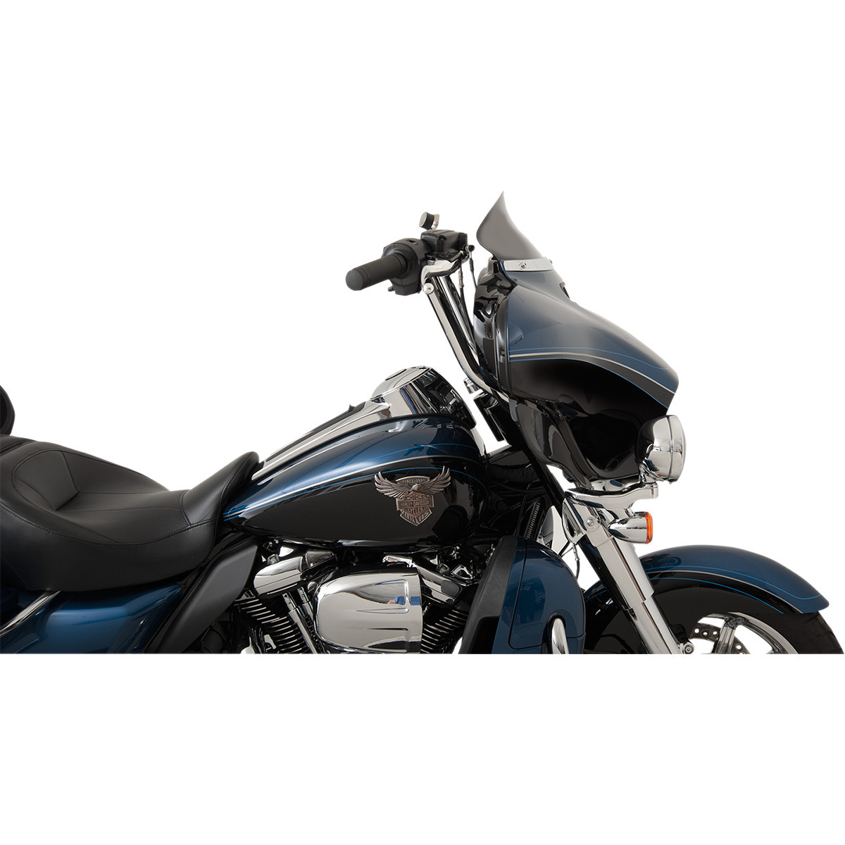Klock Werks #KWW-01-0319 - Flare® Windshield - 5" - Black - '14-'25 FLH
