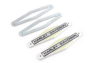 Wyatt Gatling - Gas Tank Emblems with Black Lettering