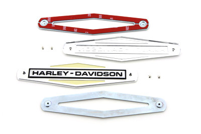 Wyatt Gatling - Gas Tank Emblems with Black Lettering