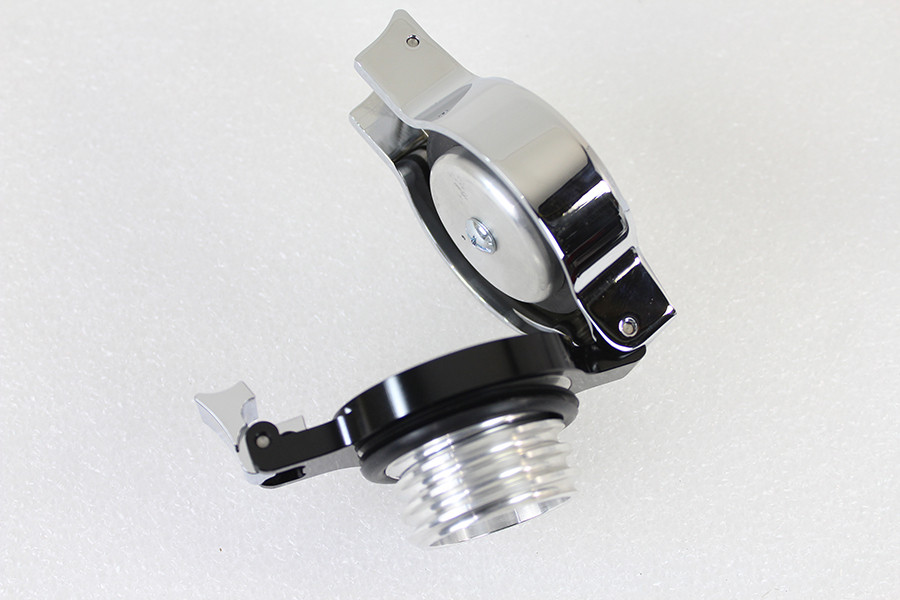 Wyatt Gatling #78470 - Flip Up Gas Cap Vented Chrome