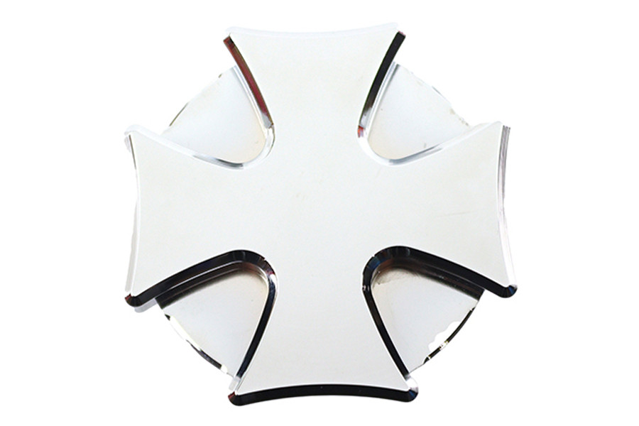 V-Twin - Iron Cross Gas Cap Chrome