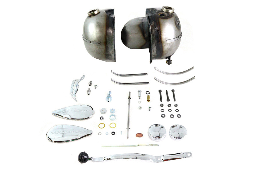 V-Twin - 45 WL Gas and Oil Tank Kit