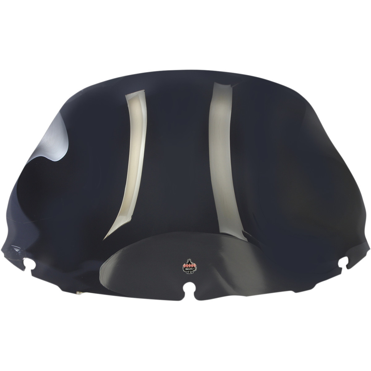 Klock Werks #KWW-01-0372 - Flare® Windshield - 11-1/2" - Dark Smoke - '14-'25 FLH
