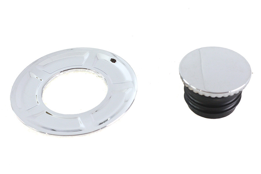 V-Twin #78705R - Pop Up Style Vented Gas Cap Chrome