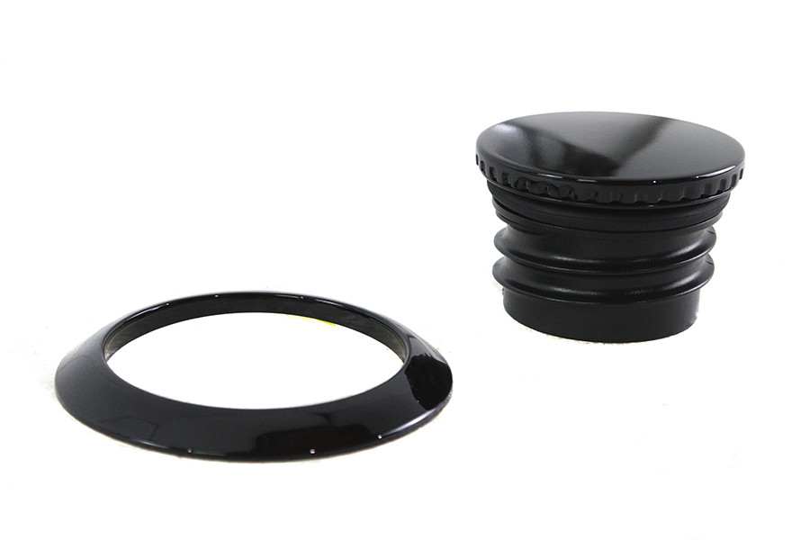 V-Twin #78705RB - Pop Up Style Vented Gas Cap Black