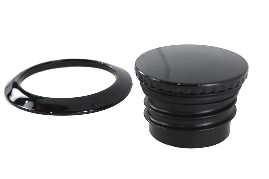 V-Twin #78705RB - Pop Up Style Vented Gas Cap Black