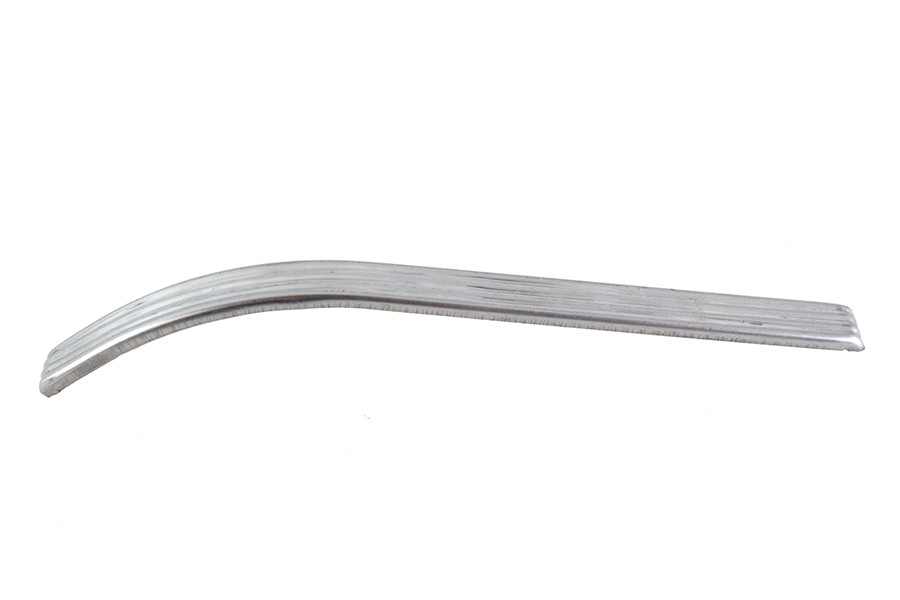 V-Twin #A-2609 - Small Ribbed Emblem Trim Stainless Steel