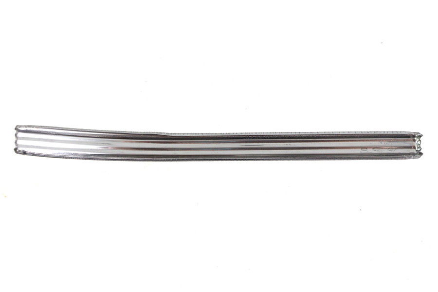 V-Twin #A-2609 - Small Ribbed Emblem Trim Stainless Steel