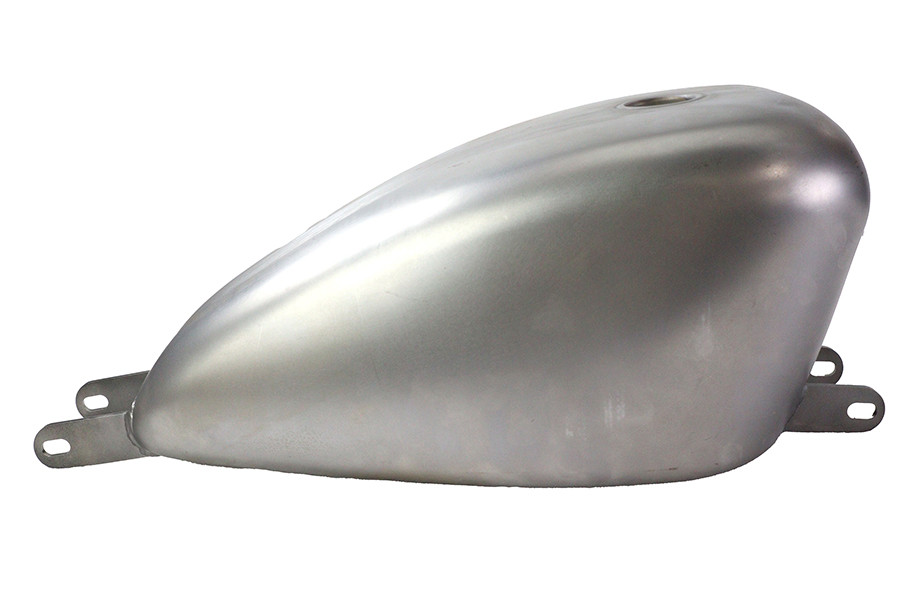 V-Twin - M8  inchSporty inch 2.9 Gallon Gas Tank Raw Steel Medium Mou