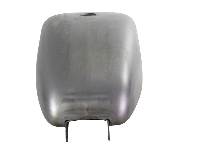 V-Twin #HD-SF-018 - M8  inchSporty inch 3.2 Gallon Gas Tank Raw Steel Low Mount