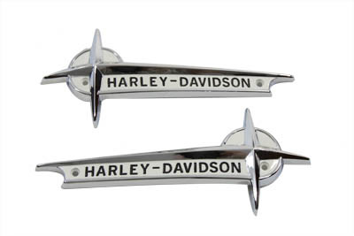 OE #61776-61T - OE Emblem Set with Black Lettering