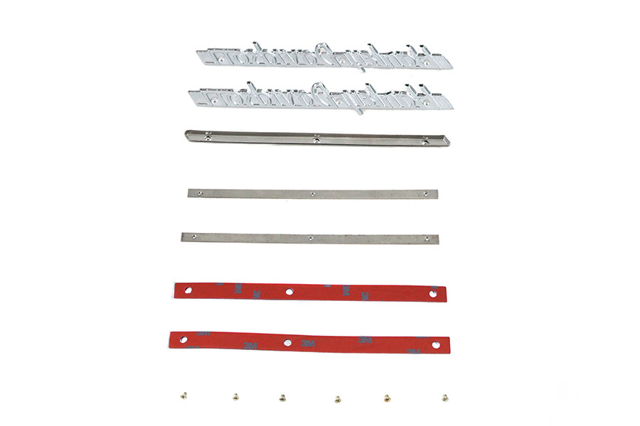 OE - 1951-1954 Emblem Kit with Stainless Steel Strips