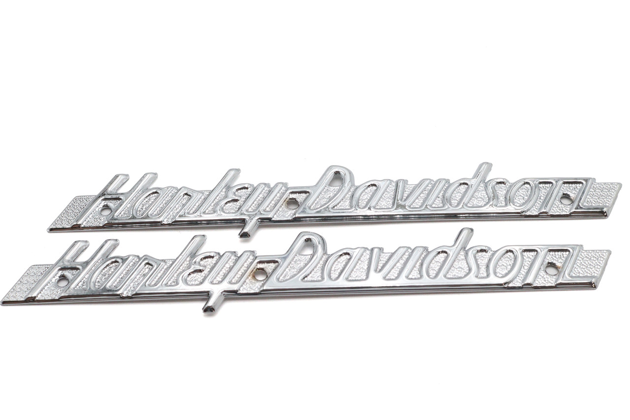 V-Twin #78989 - Emblem Set with Chrome Lettering