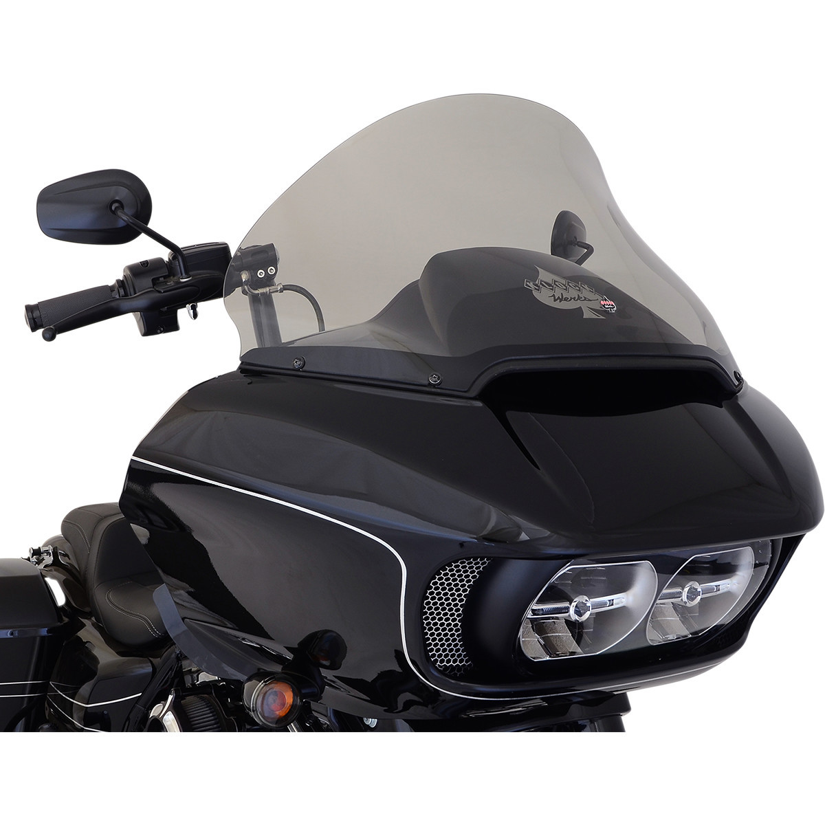 Klock Werks #KWW-01-0314 - Pro-Touring Flare® Windshield - 15" - Tinted - '15-'25 FLTR
