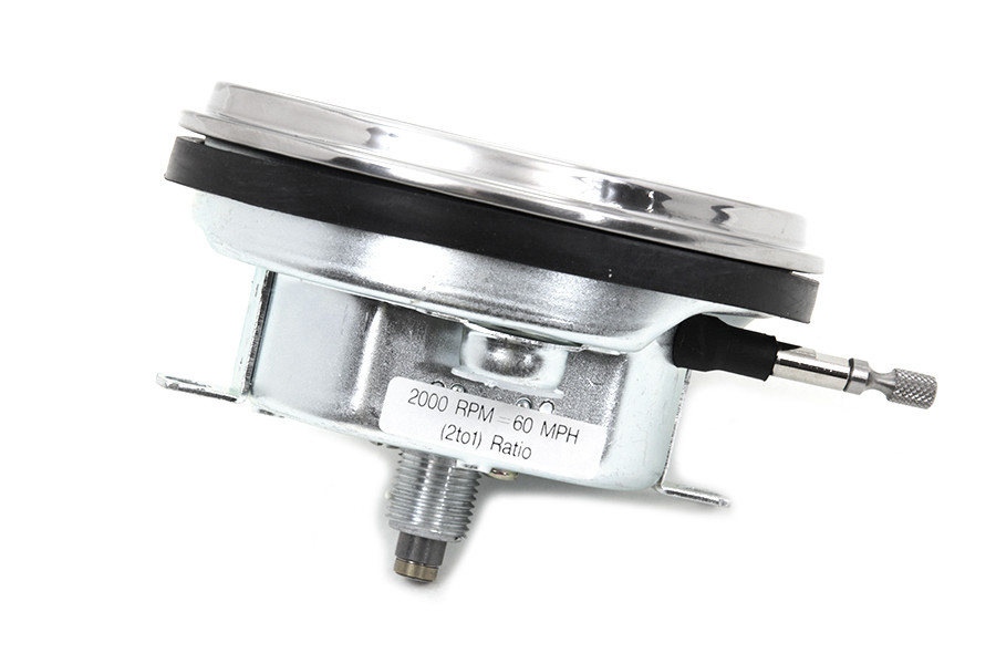V-Twin #90110B - Speedometer with 2:1 Ratio and Red Needle