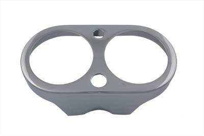V-Twin #19258 - Chrome Speedometer and Tachometer Housing