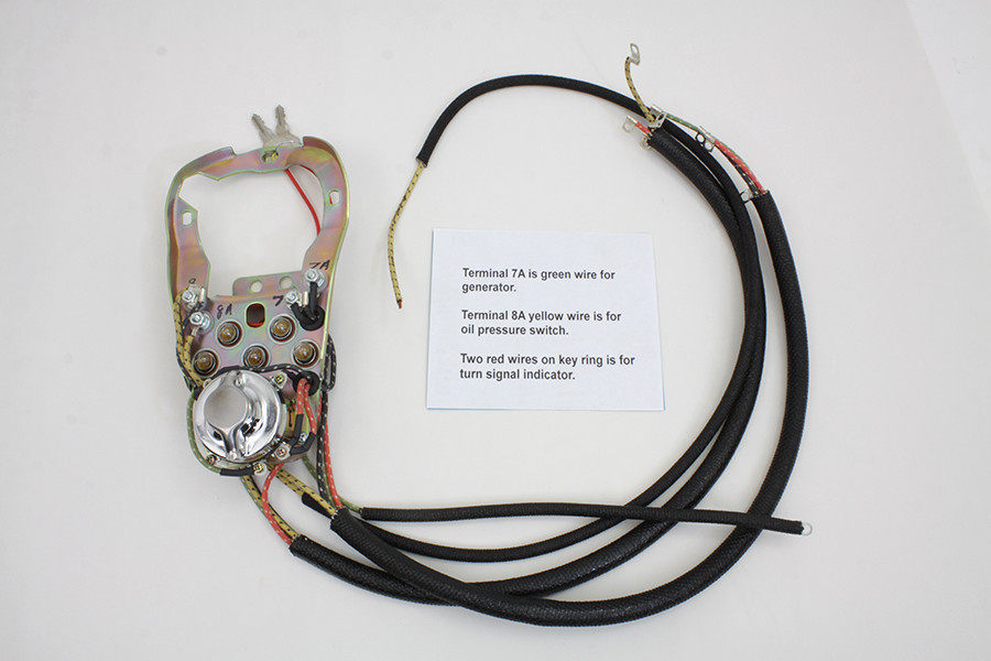 V-Twin #68-69 DSH ASSY - Five Light Dash Base Wiring Harness Assembly