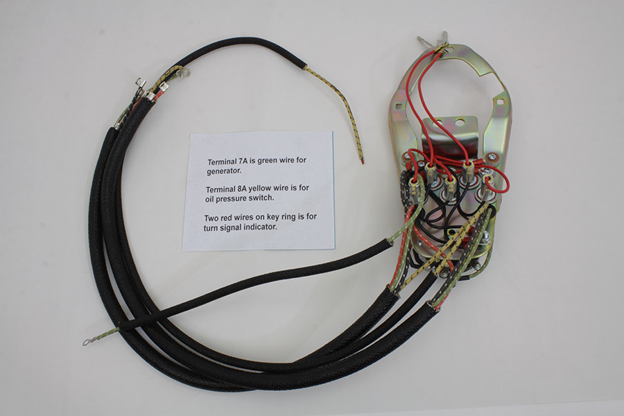 V-Twin #68-69 DSH ASSY - Five Light Dash Base Wiring Harness Assembly