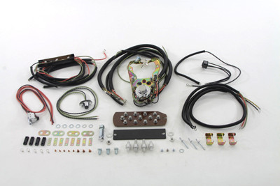 V-Twin #62-64 DSH ASSY - Three Light Dash Base Wiring Harness Assembly